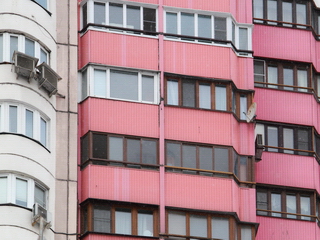 Балконы в доме серии И-155